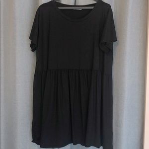 EUC ENTRO BLACK Baby Doll Top 2XL